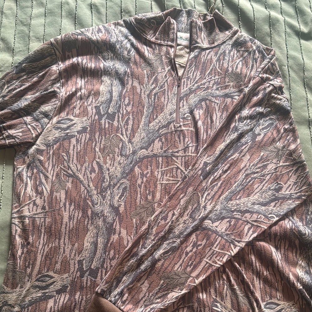 Gander Mountain Brown and Gray Casual Button Down Shirt